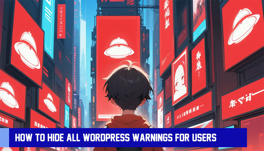 How to remove warning errors in WordPress